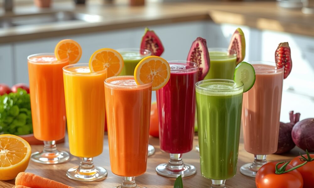 Daily juices for glowing skin