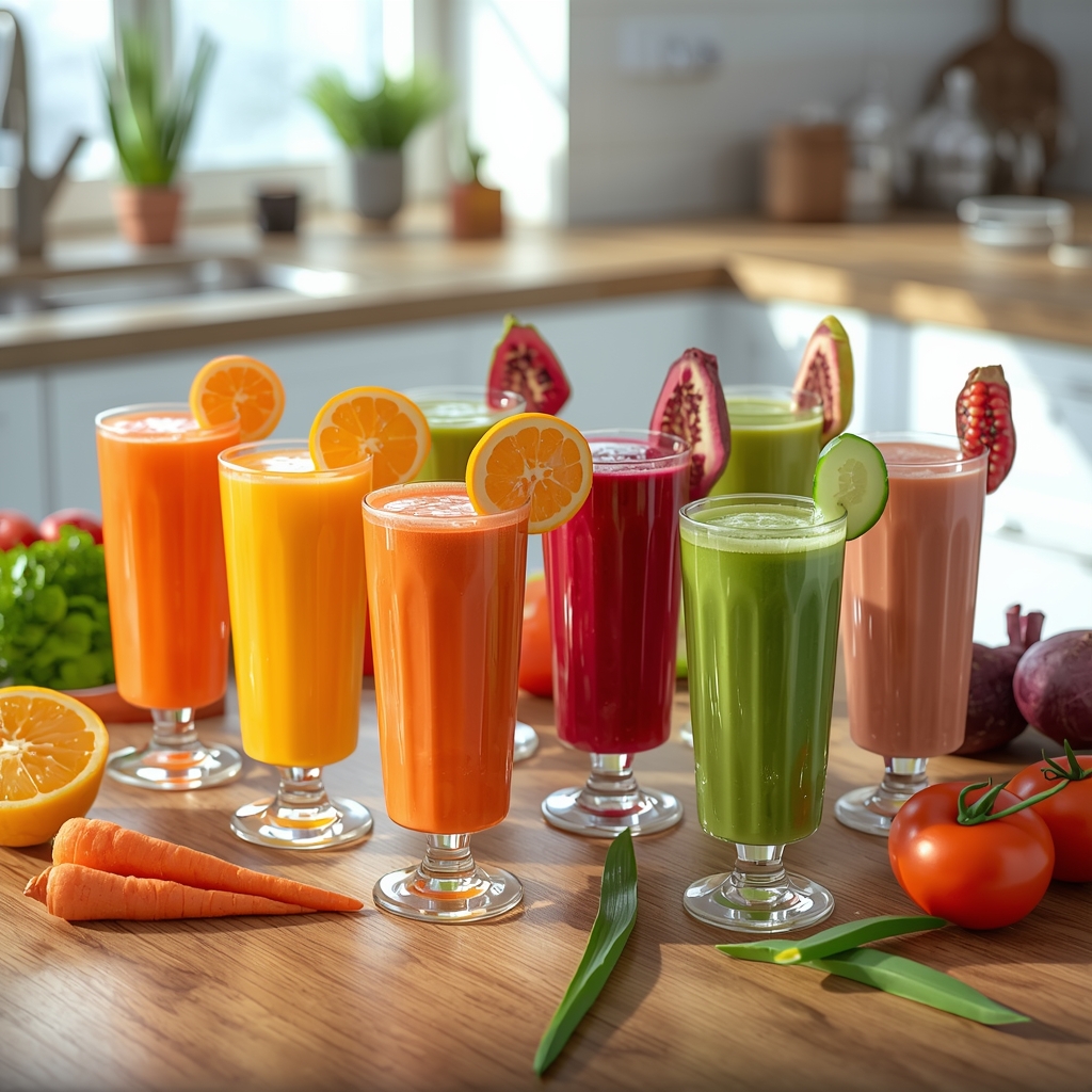 Daily juices for glowing skin