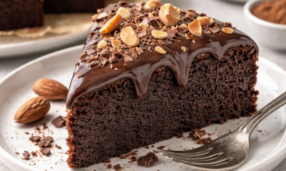 Almond chocolate cake