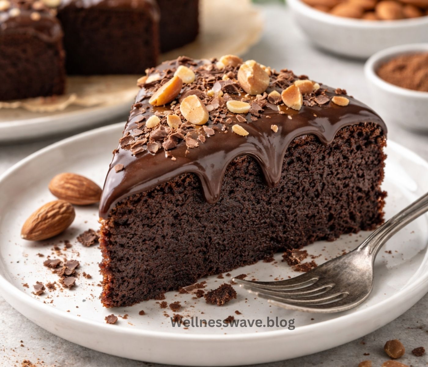 Almond chocolate cake