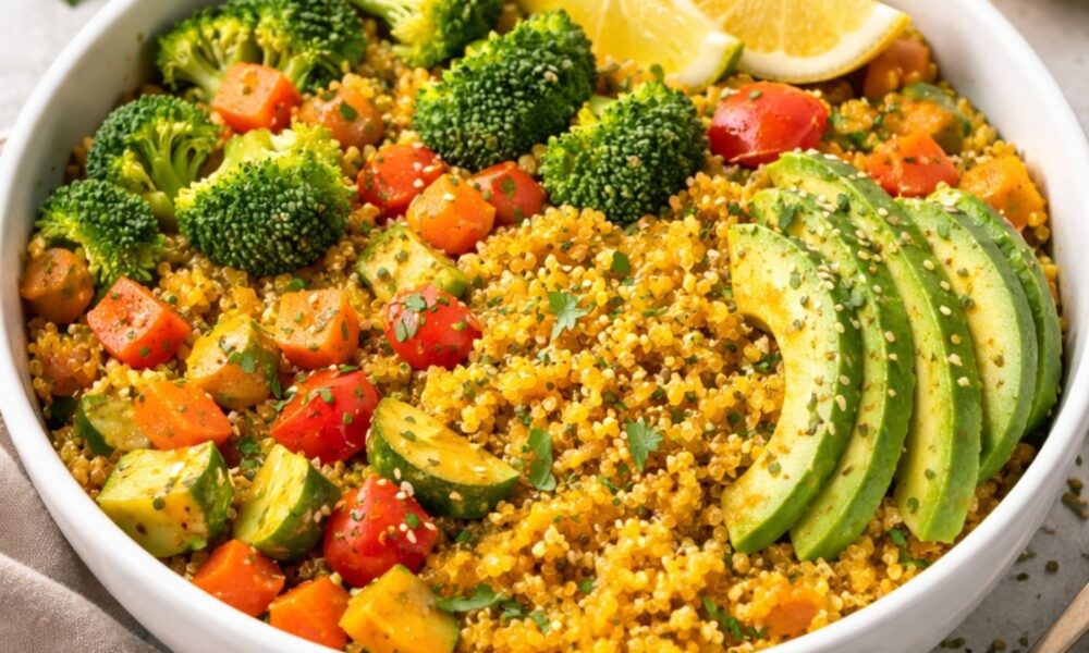 Turmeric Quinoa bowl
