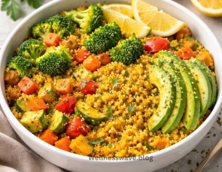 Turmeric Quinoa bowl