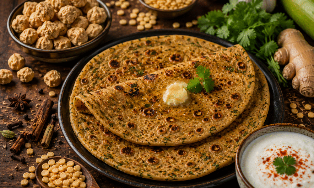 Guilt free high protein paratha